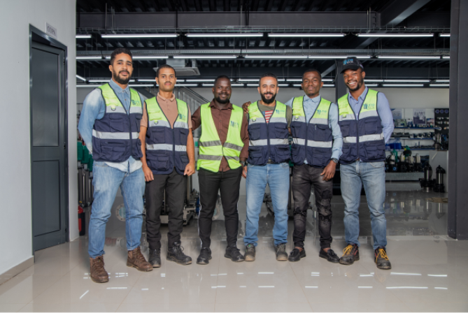 Unotech LDA field operations team